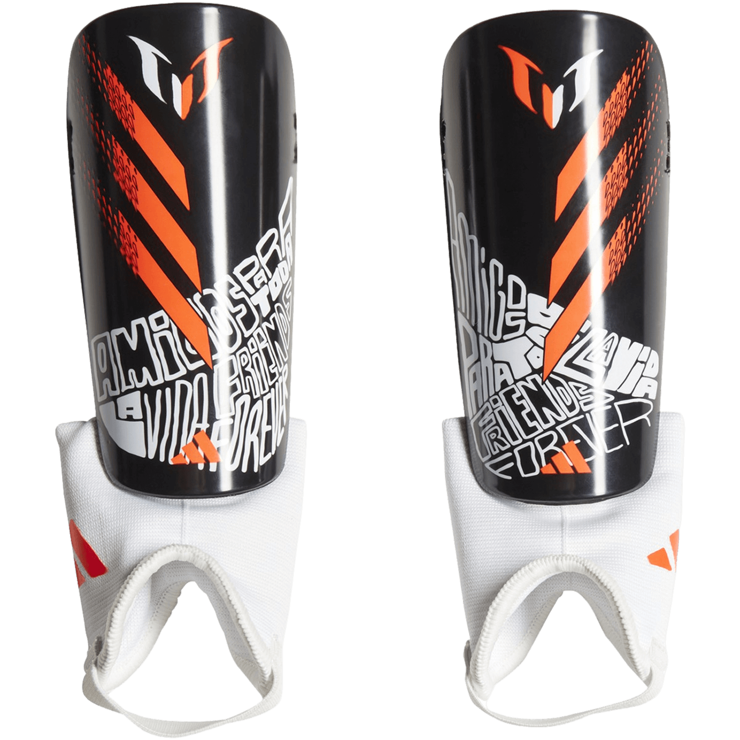 Adidas Youth Messi Match Soccer Shin Guards - Black