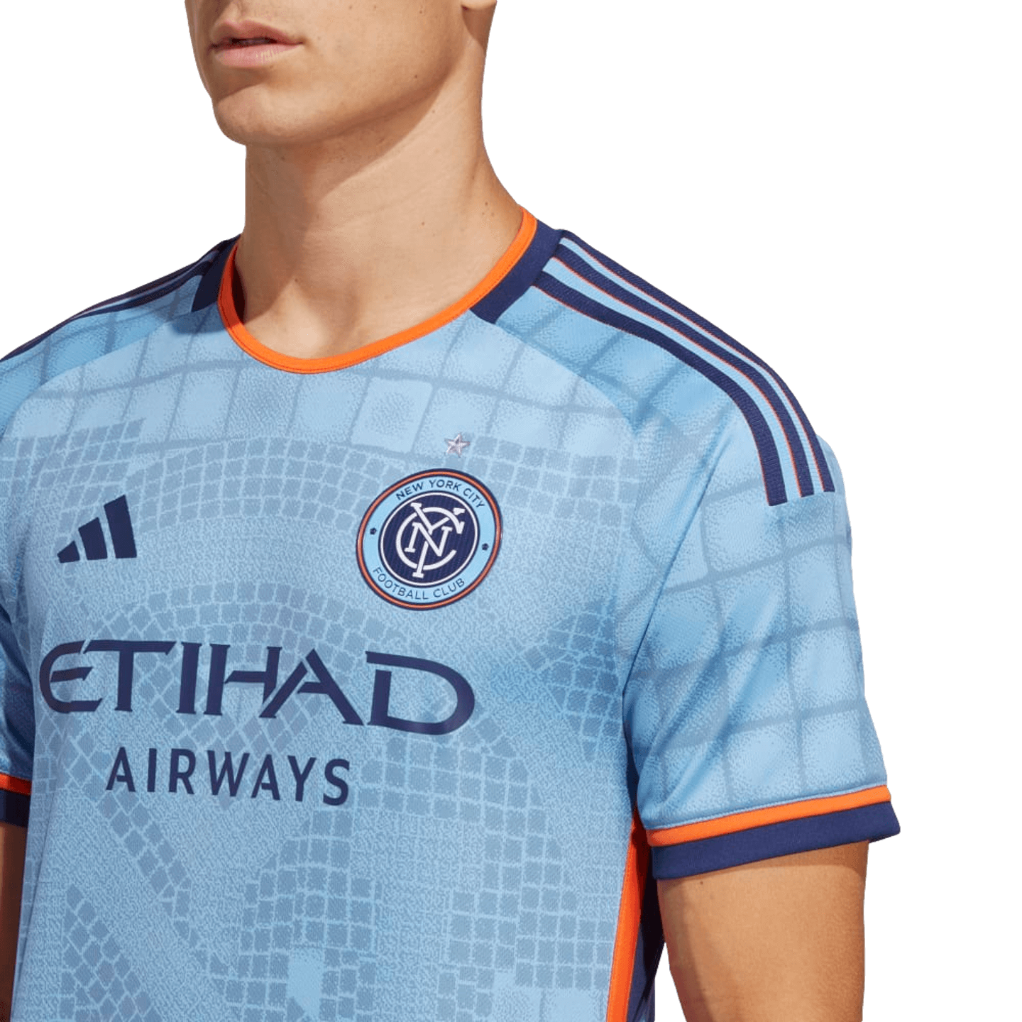 Camiseta local auténtica del New York City FC 23/24 de Adidas