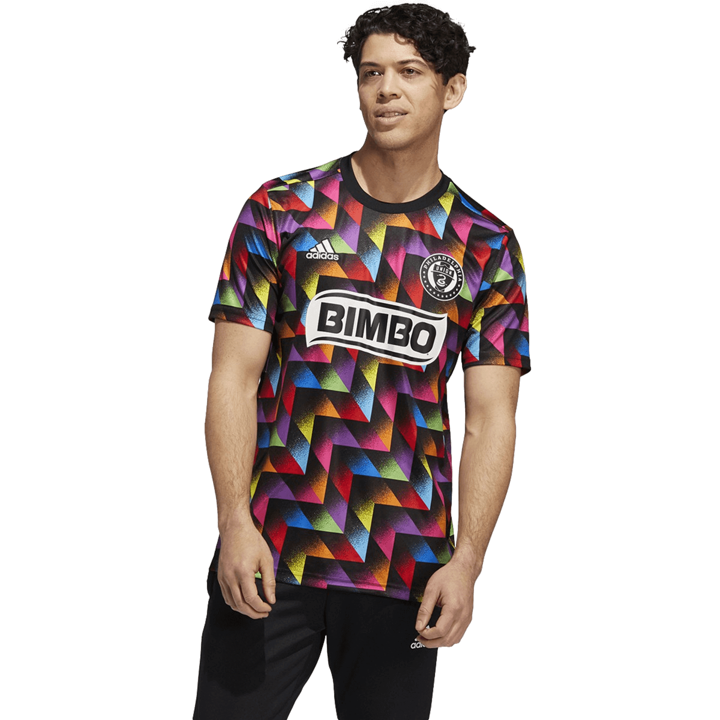 Camiseta prepartido adidas Philadelphia Union LGBT Pride