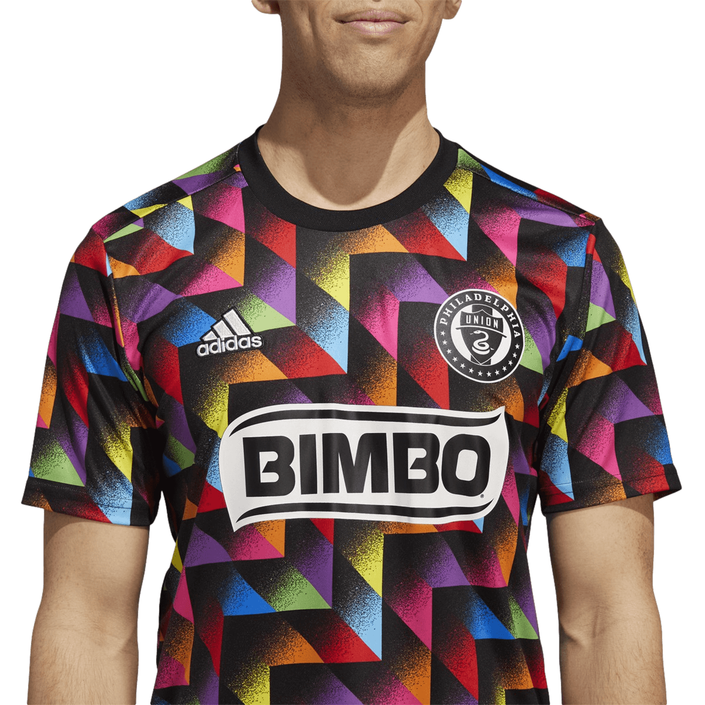 Camiseta prepartido adidas Philadelphia Union LGBT Pride