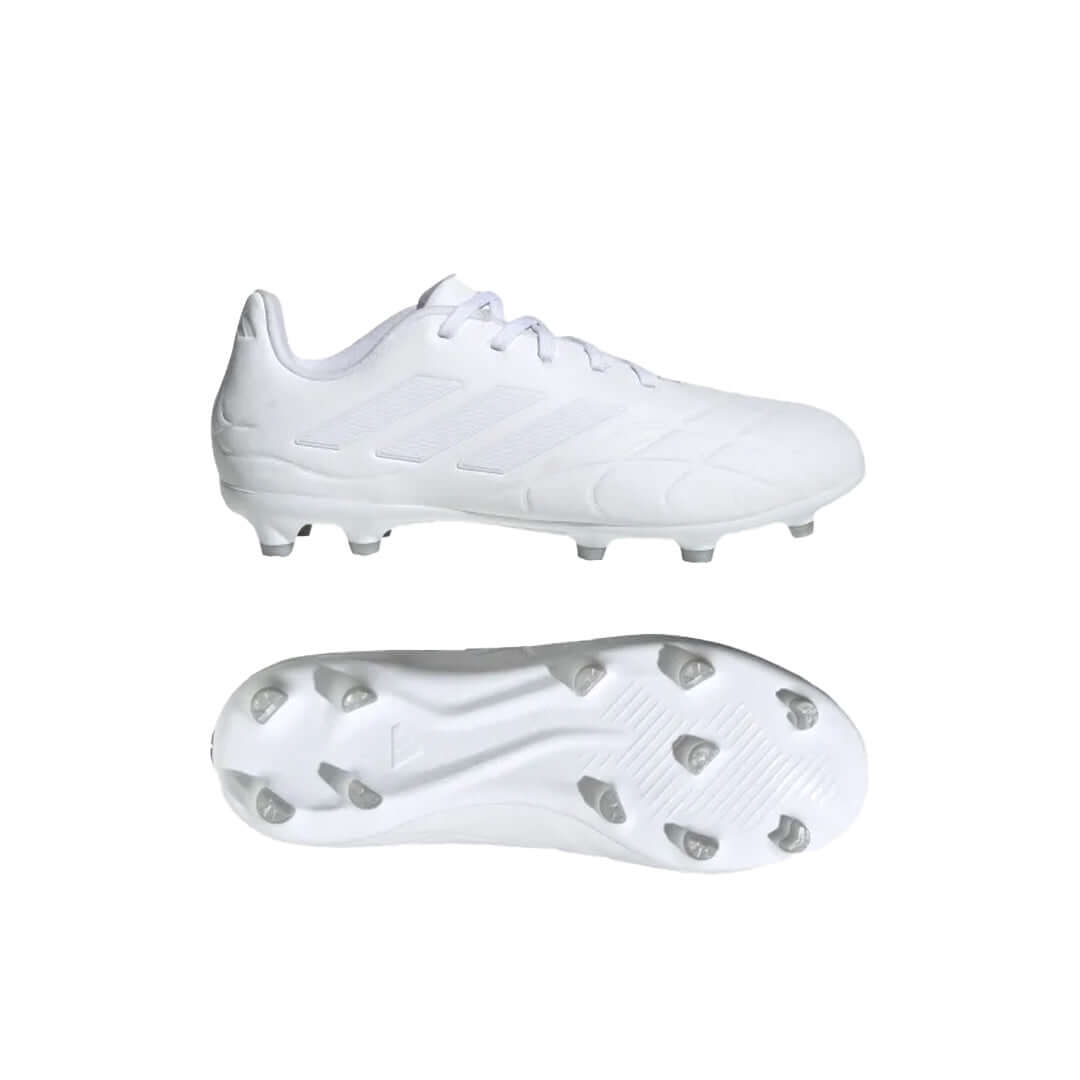 (ADID-HQ8947) Adidas Copa Pure.3 Youth Firm Ground Cleats [FTWWHT,FTWWHT,ZEROMT] (Launch 1/17/23)