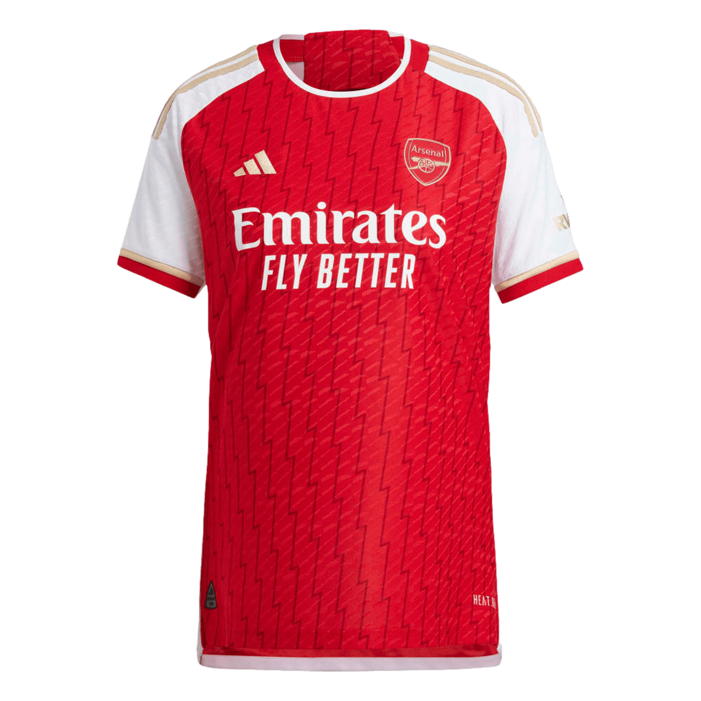 Camiseta local auténtica del Arsenal 23/24 de Adidas