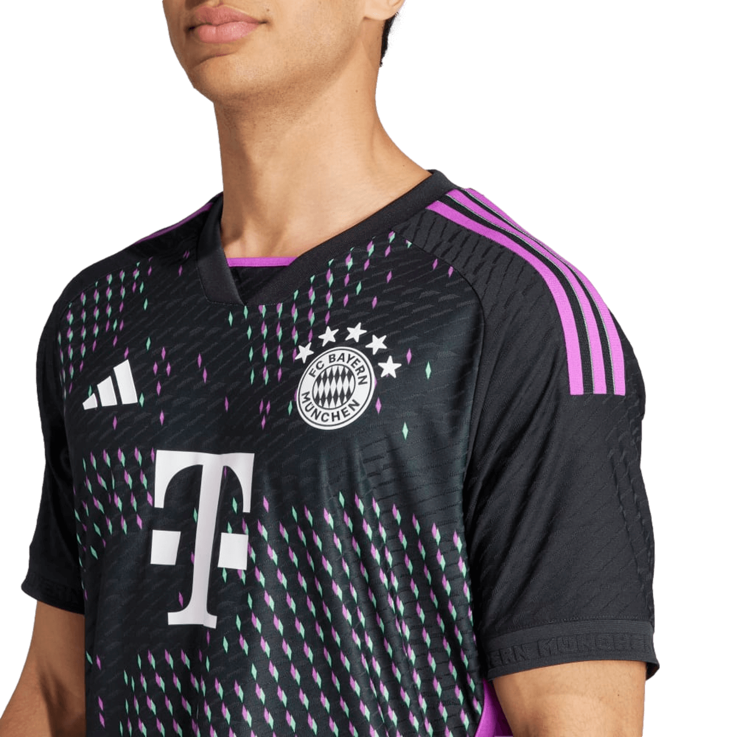 Adidas Bayern Munich 23/24 Authentic Away Jersey Soccer HR6947