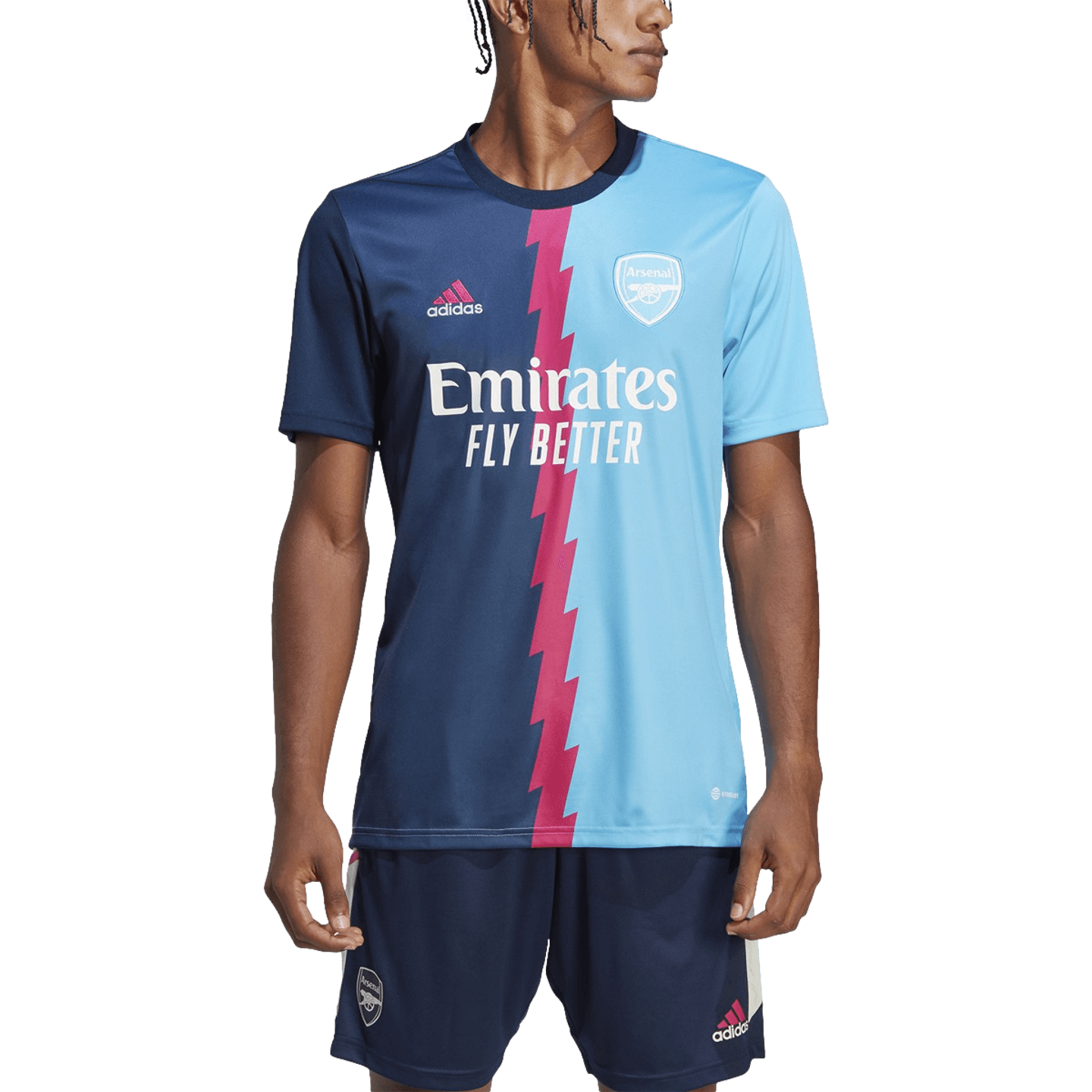 Camiseta prepartido del Arsenal de Adidas