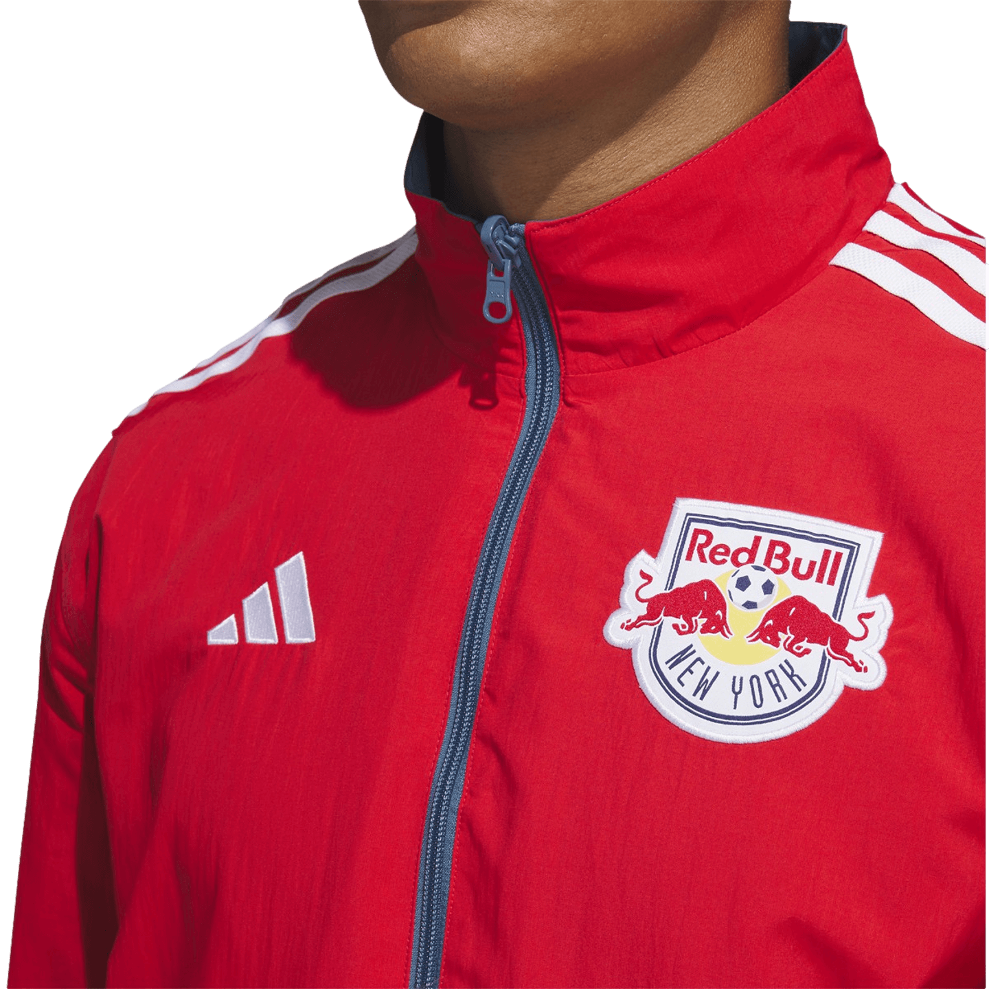 Chaqueta reversible Anthem de los New York Red Bulls de Adidas