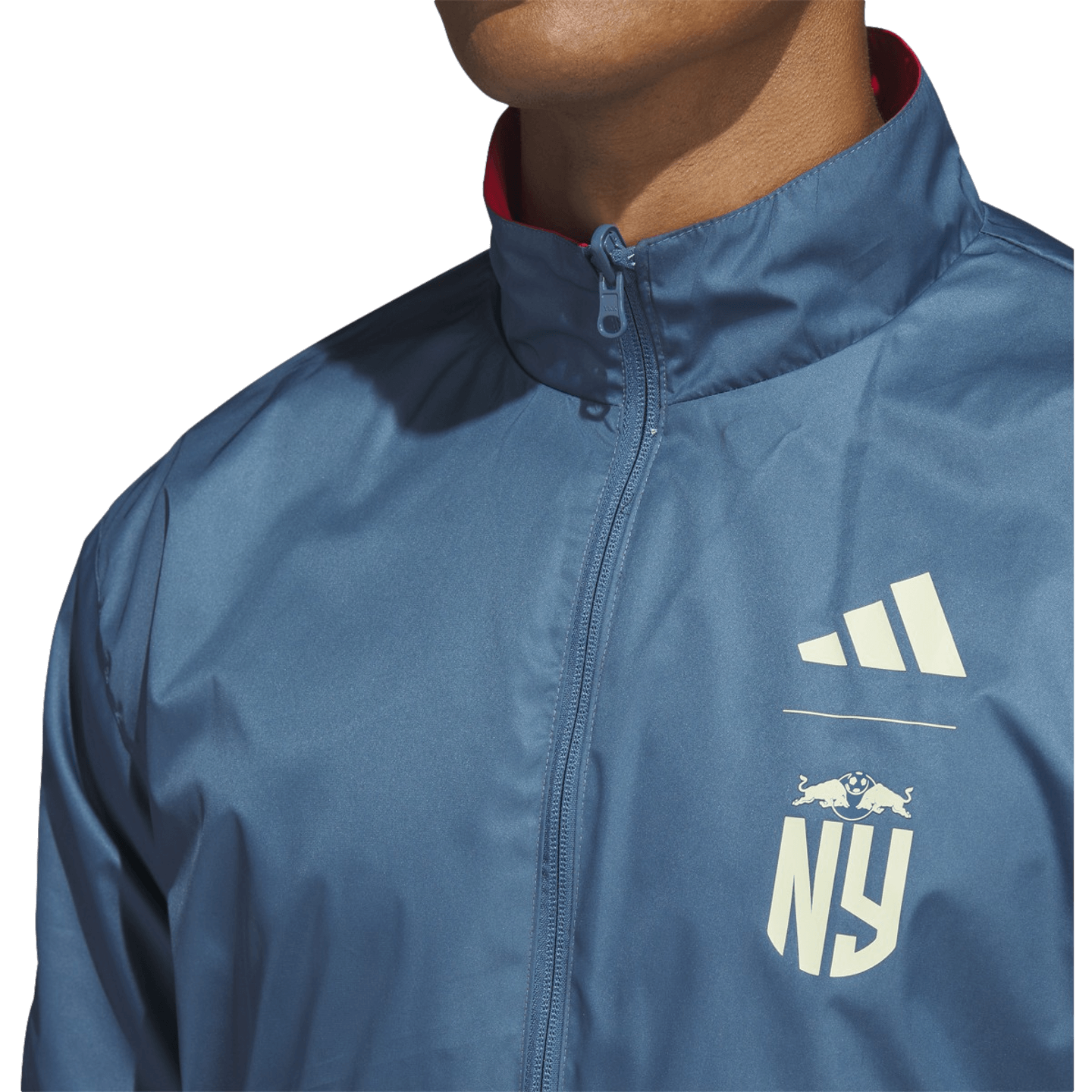 Chaqueta reversible Anthem de los New York Red Bulls de Adidas