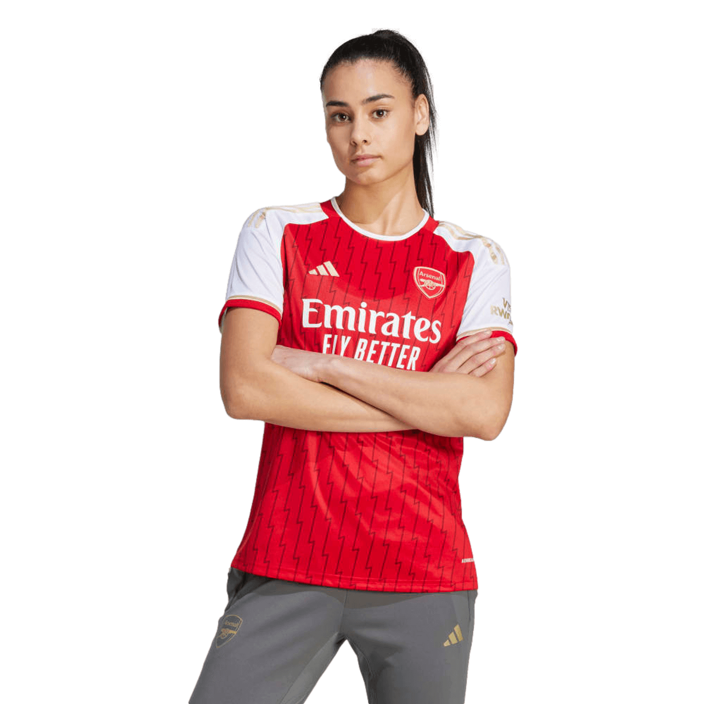 Camiseta local Adidas Arsenal 23/24 para mujer