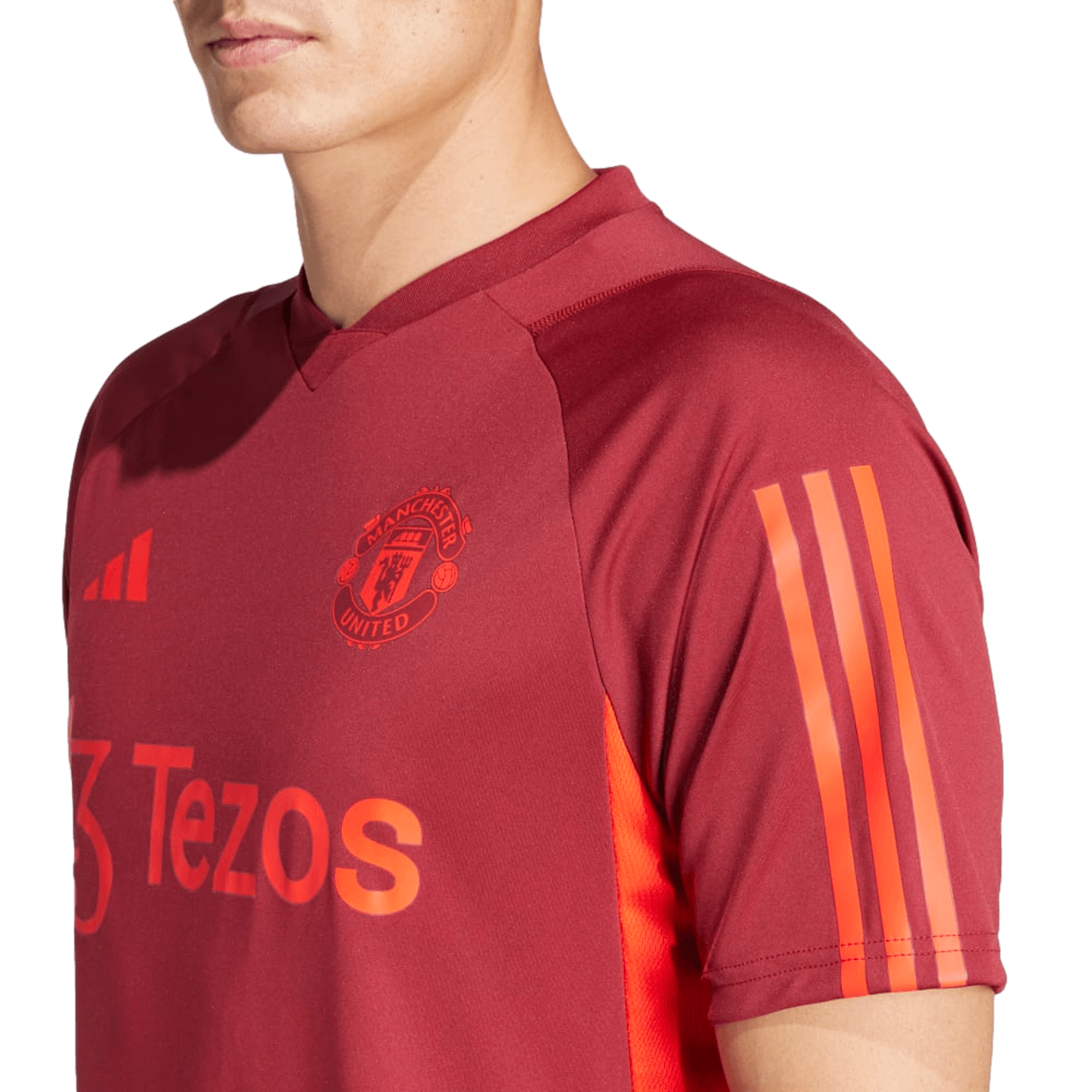 Camiseta de entrenamiento de la UE del Manchester United de Adidas