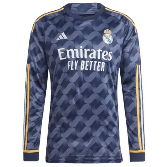 Camiseta de visitante de manga larga Adidas Real Madrid 23/24