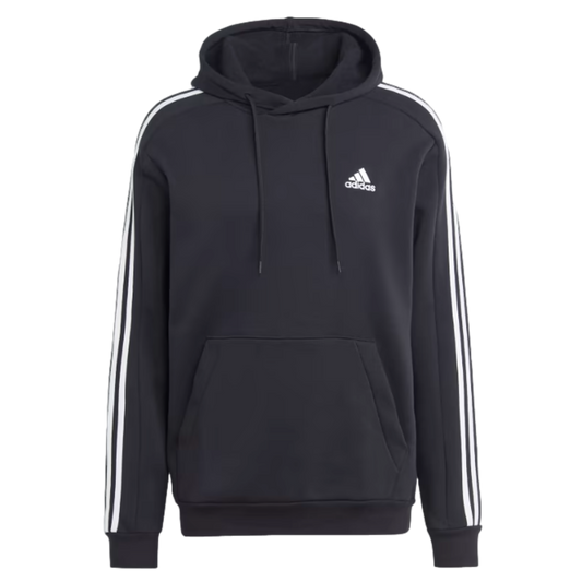 Sudadera con capucha de tres rayas de polar Essentials de Adidas