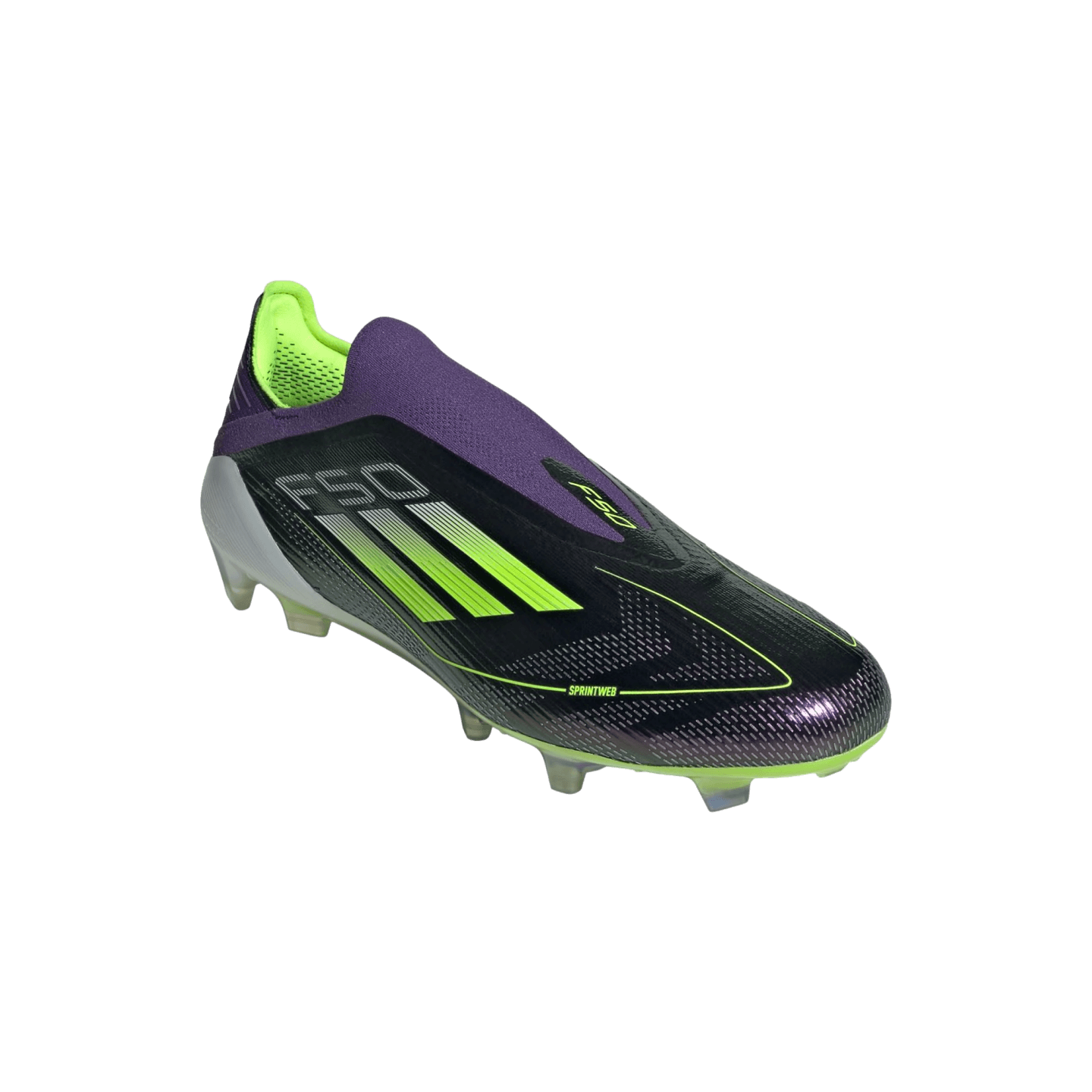 Botas de fútbol para terreno firme Adidas F50 Elite sin cordones Fast Reborn