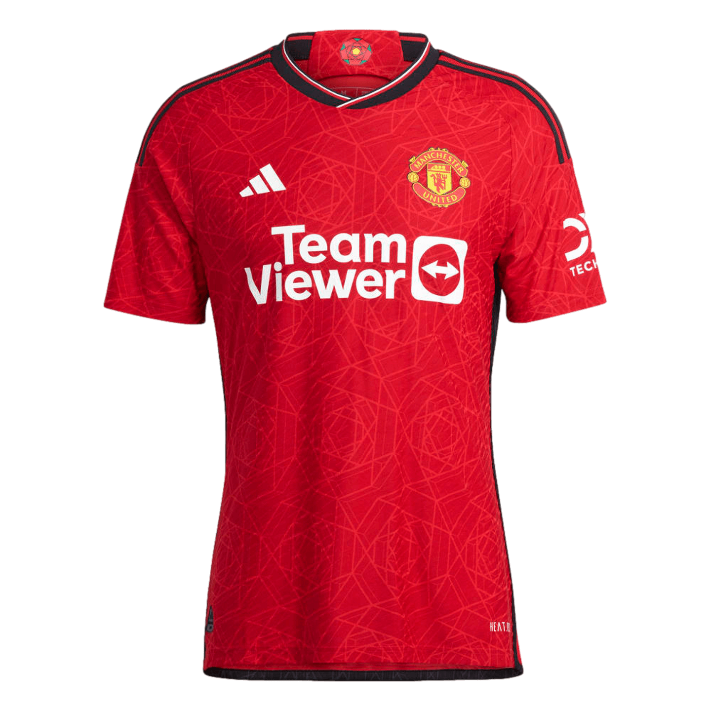 Camiseta local auténtica del Manchester United 23/24 de Adidas