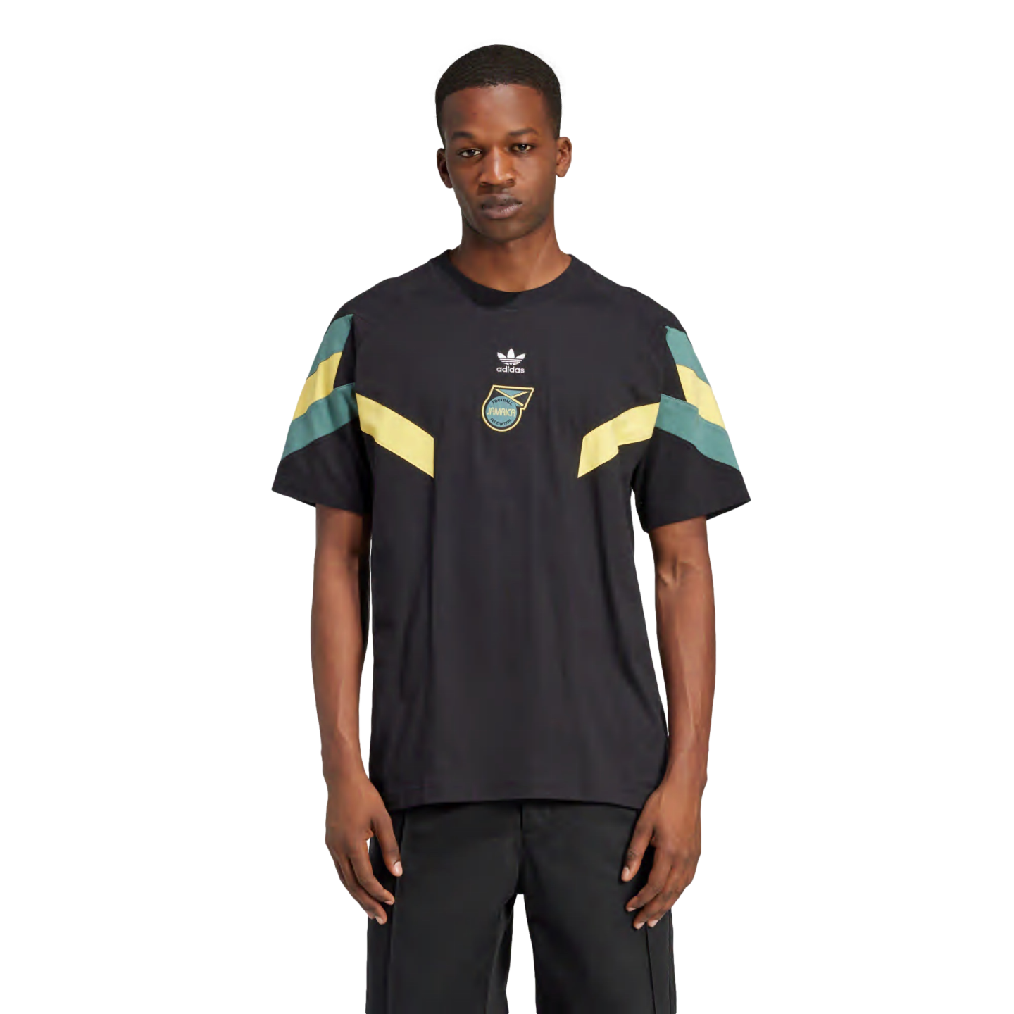Camiseta de futbol adidas Jamaica Originals IN5566 negra