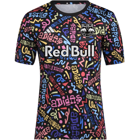 Camiseta previa al partido del Mes de la Herencia Hispana de los Red Bulls de Nueva York de Adidas