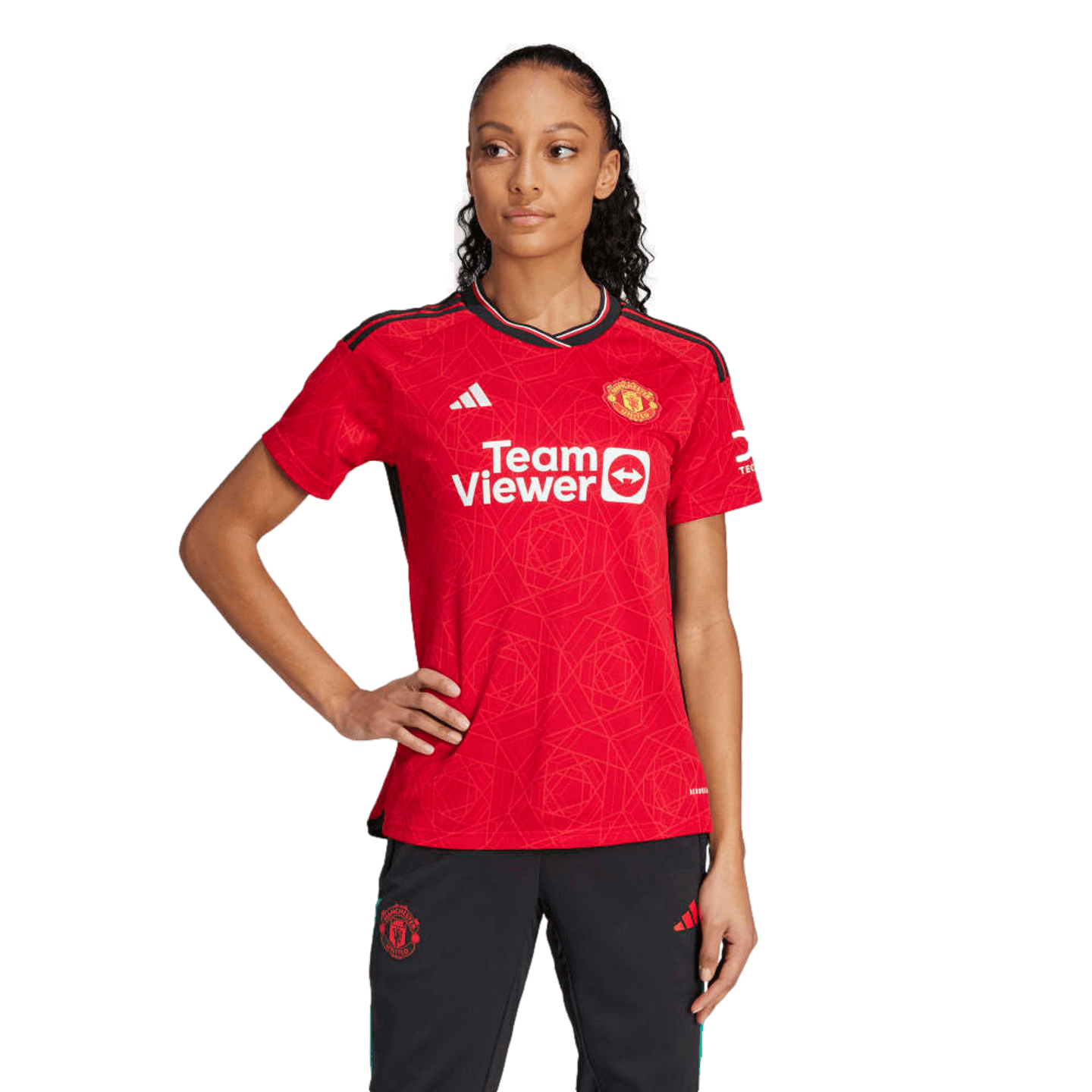 Camiseta local Adidas Manchester United 23/24 para mujer