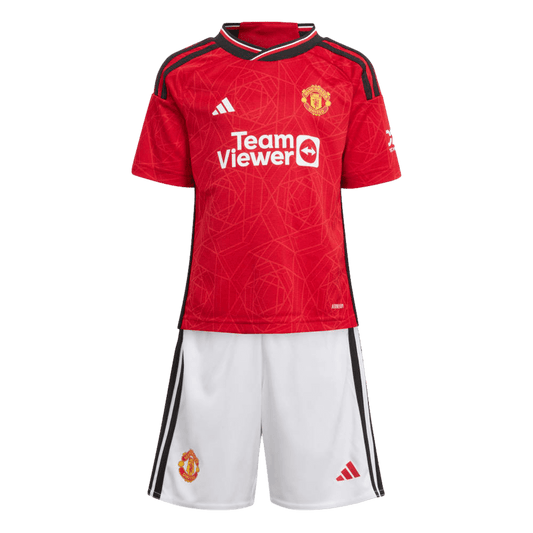 Adidas Manchester United 23/24 Little Kids Home Mini Kit IP1739