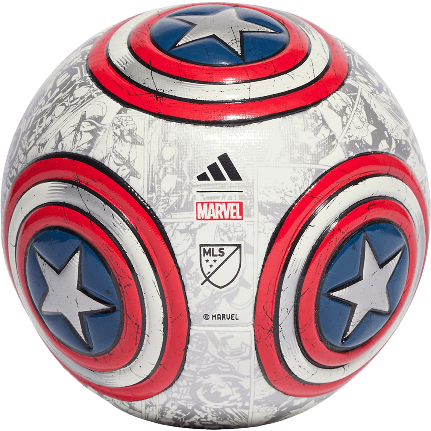 Minibalón de habilidades del Capitán América Marvel de Adidas MLS