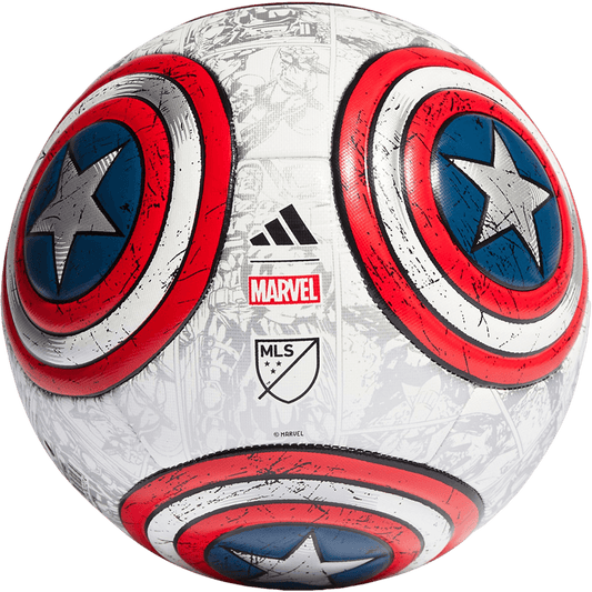 Balón de entrenamiento del Capitán América de Adidas MLS