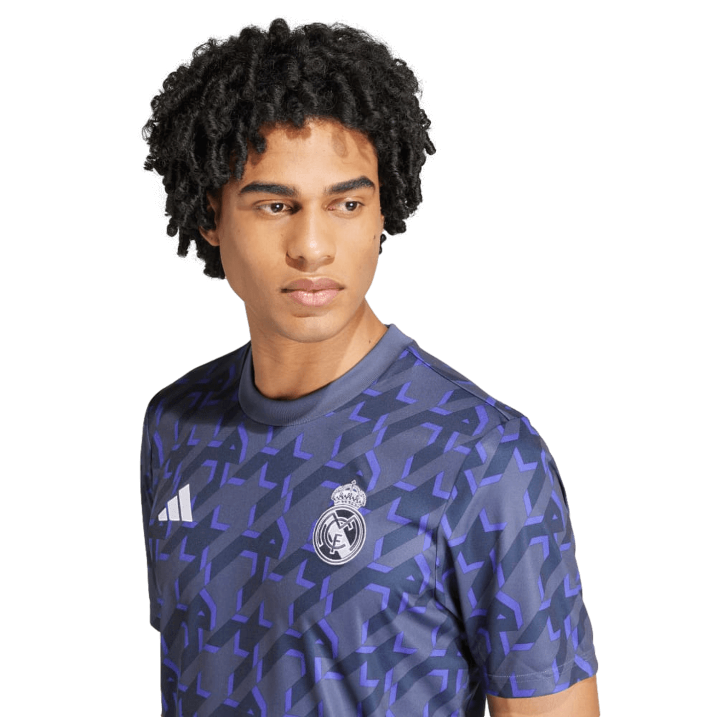 Camiseta adidas del Real Madrid para antes del partido