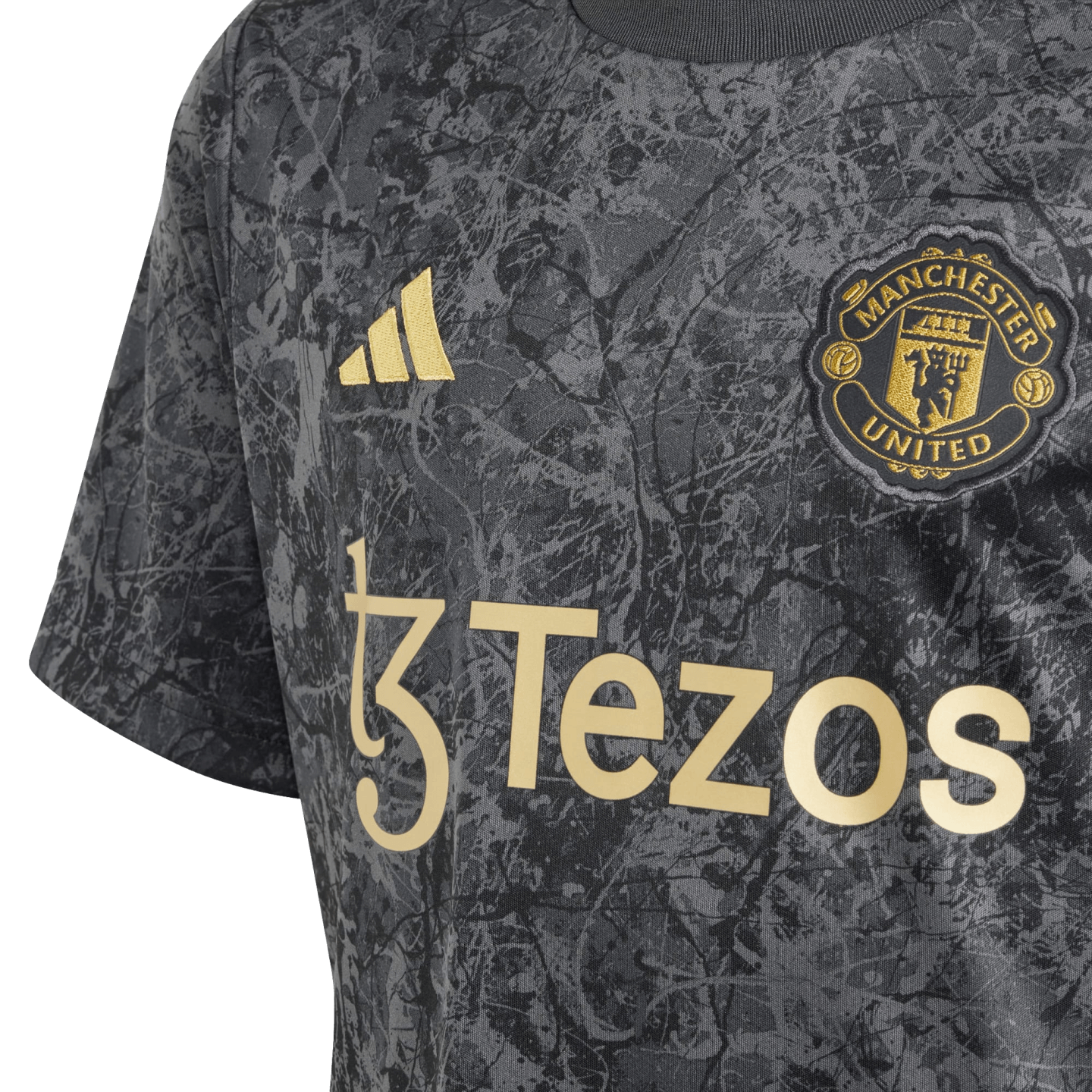 Adidas Manchester United Stone Roses Youth Pre-Match Jersey