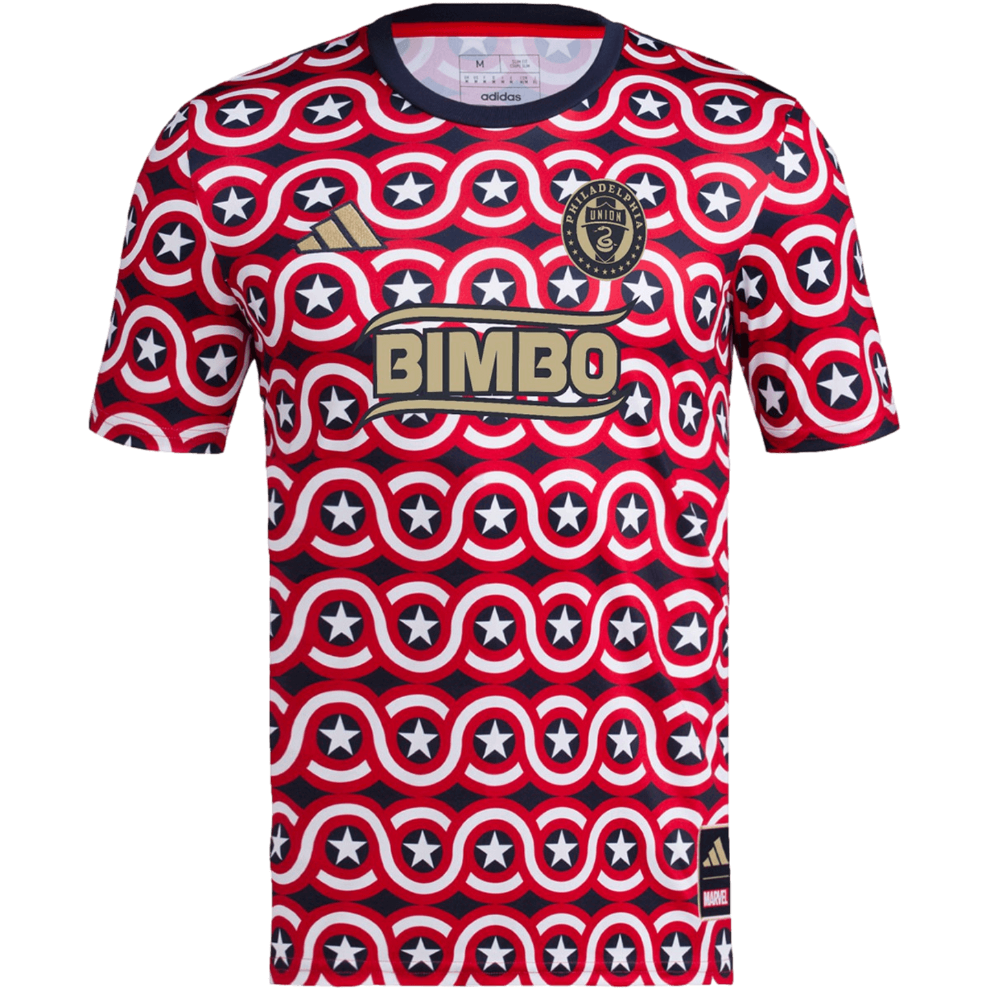 Adidas Philadelphia Union Captain America Pre-Match Jersey