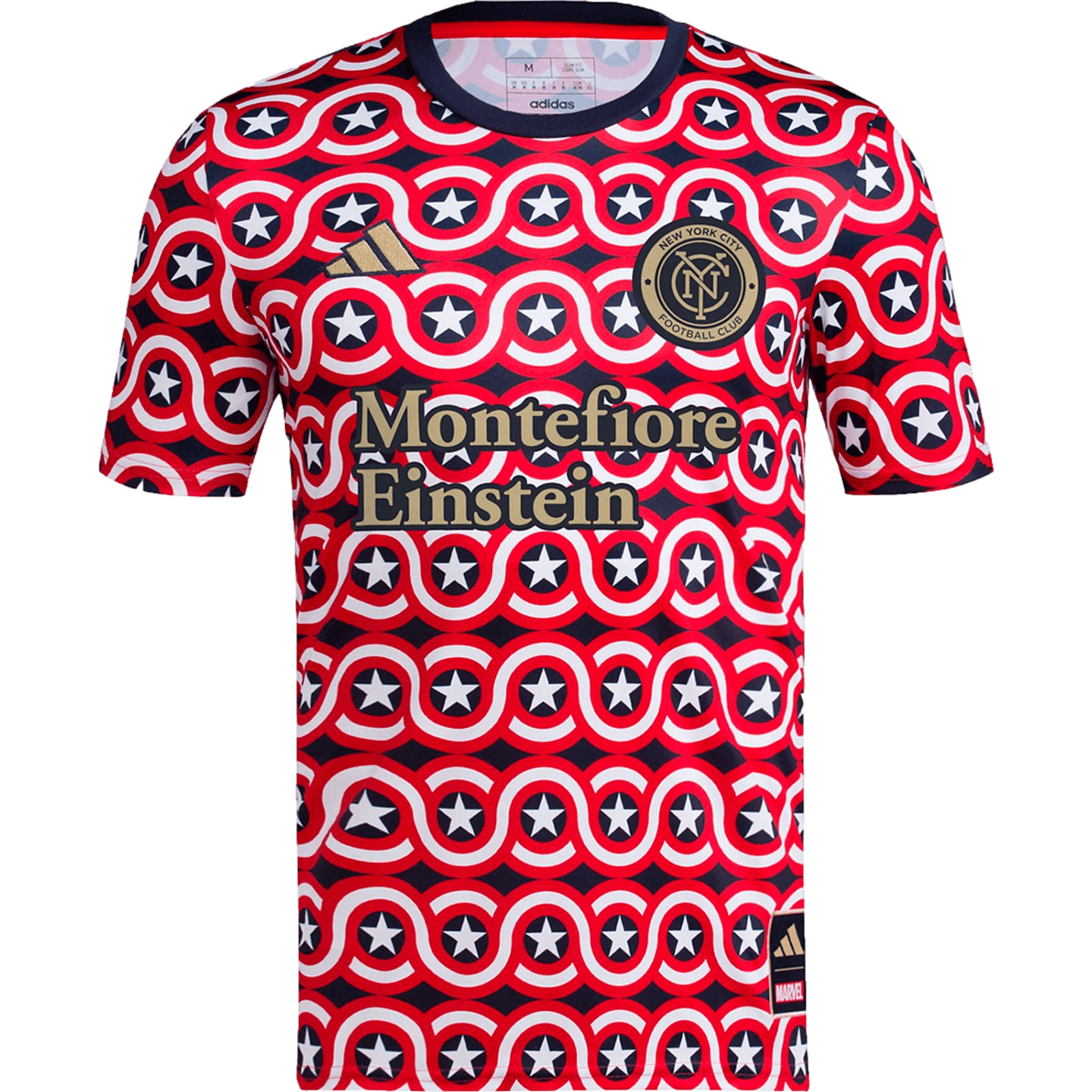 Adidas New York City FC Captain America Pre-Match Jersey