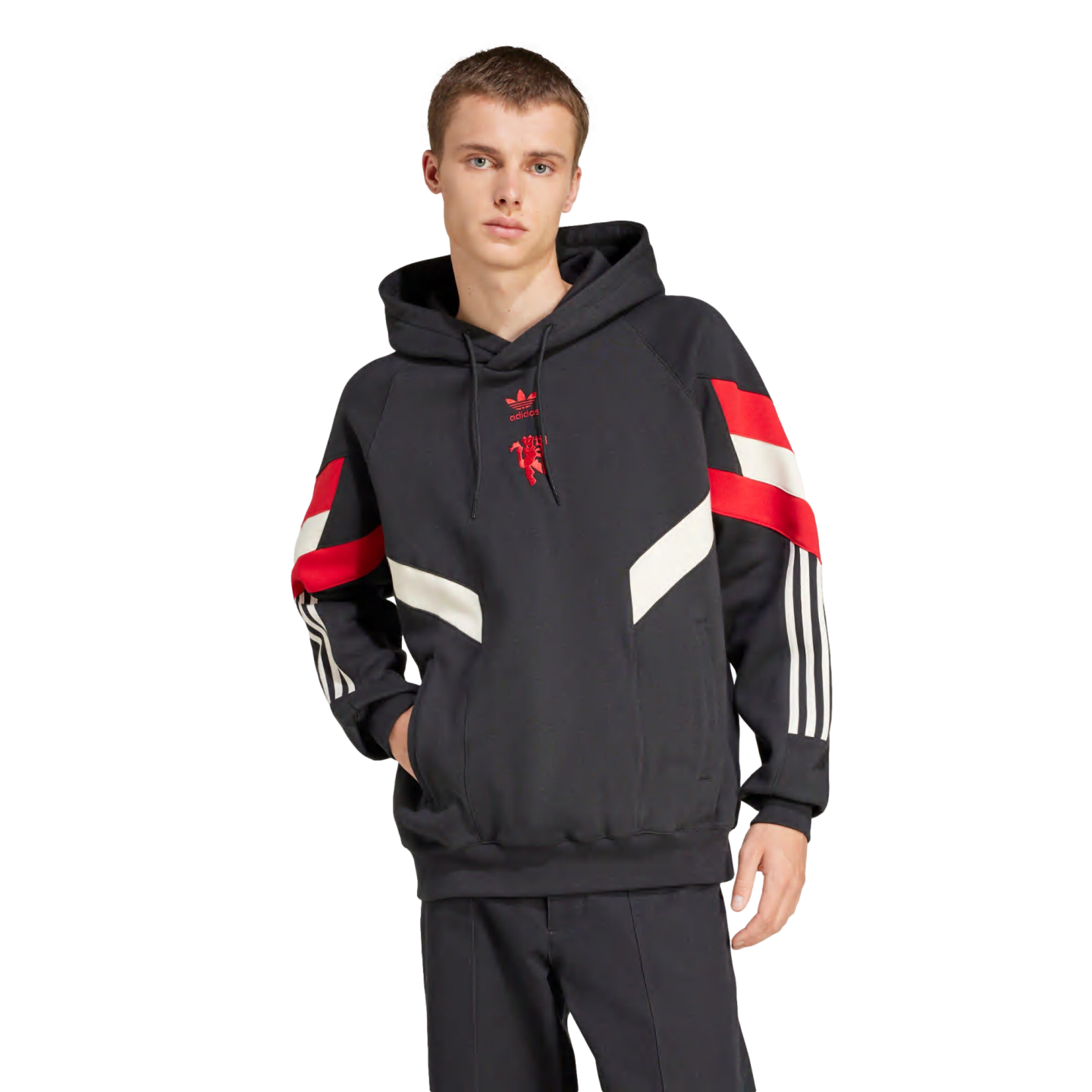 Sudadera con capucha original del Manchester United de Adidas