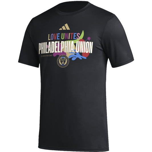 Adidas Philadelphia Union Pre-Game Love Unites Tee