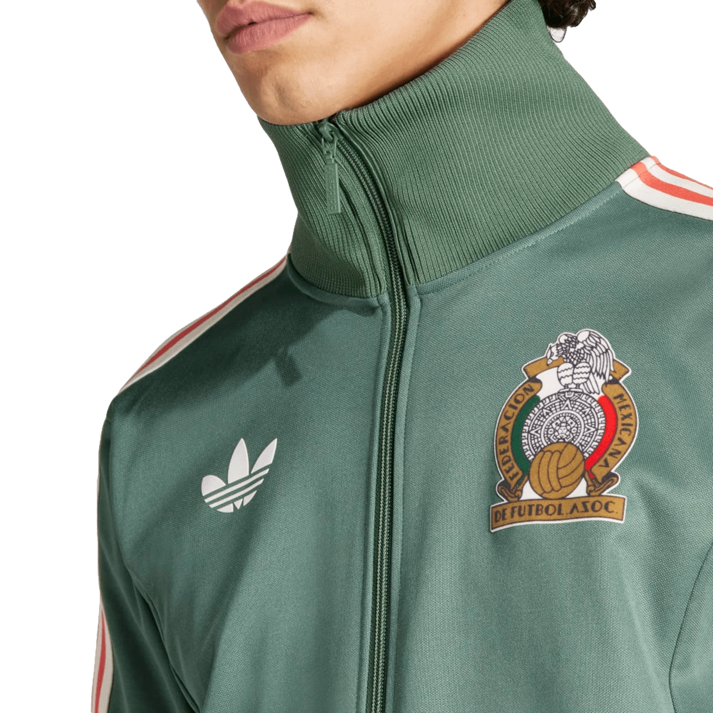 Adidas Mexico Beckenbauer Track Top Jacket Soccer IU2175 Green Stefans Soccer