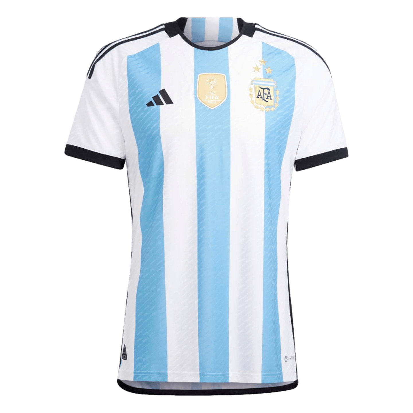 Camiseta local auténtica Adidas Argentina 2022 3 estrellas