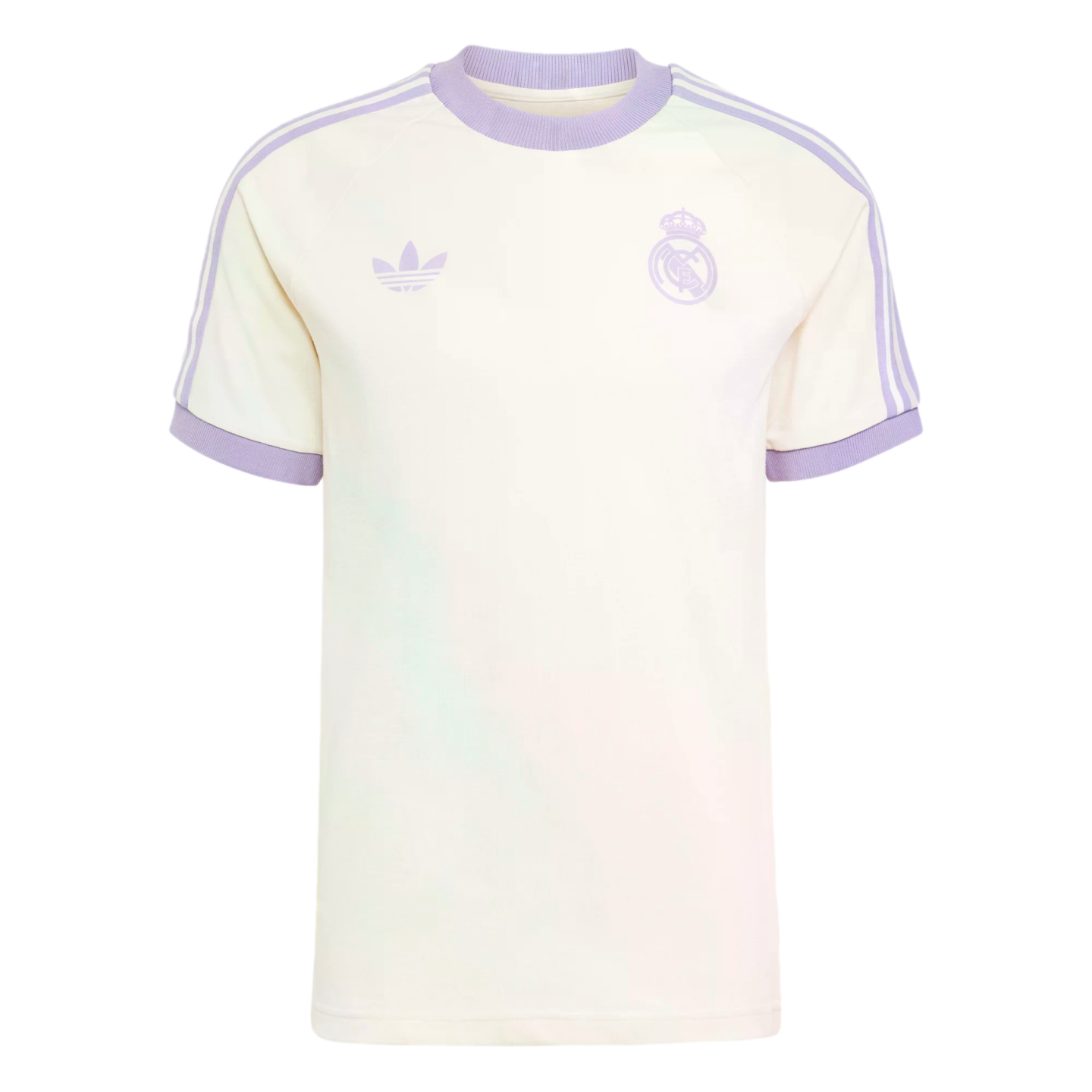 (ADID-IY0057) Camiseta Adidas Real Madrid Originals de 3 rayas [WONWHI/MAGLIL] (lanzamiento el 1/11/24)