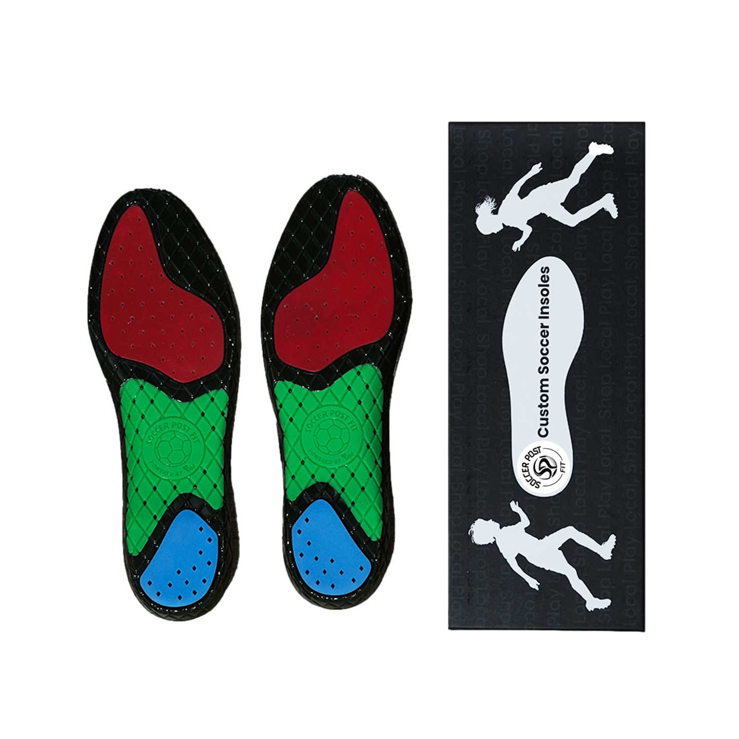 Soccer Post Fit Insoles - High Arch