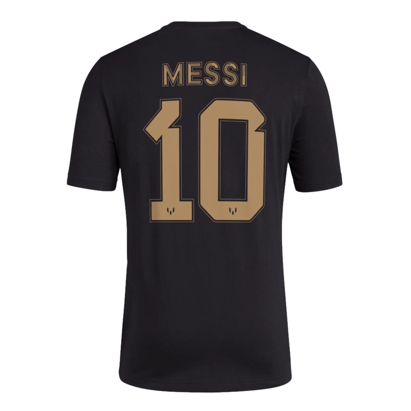 Adidas Messi Gold Name and Number Tee JC5160