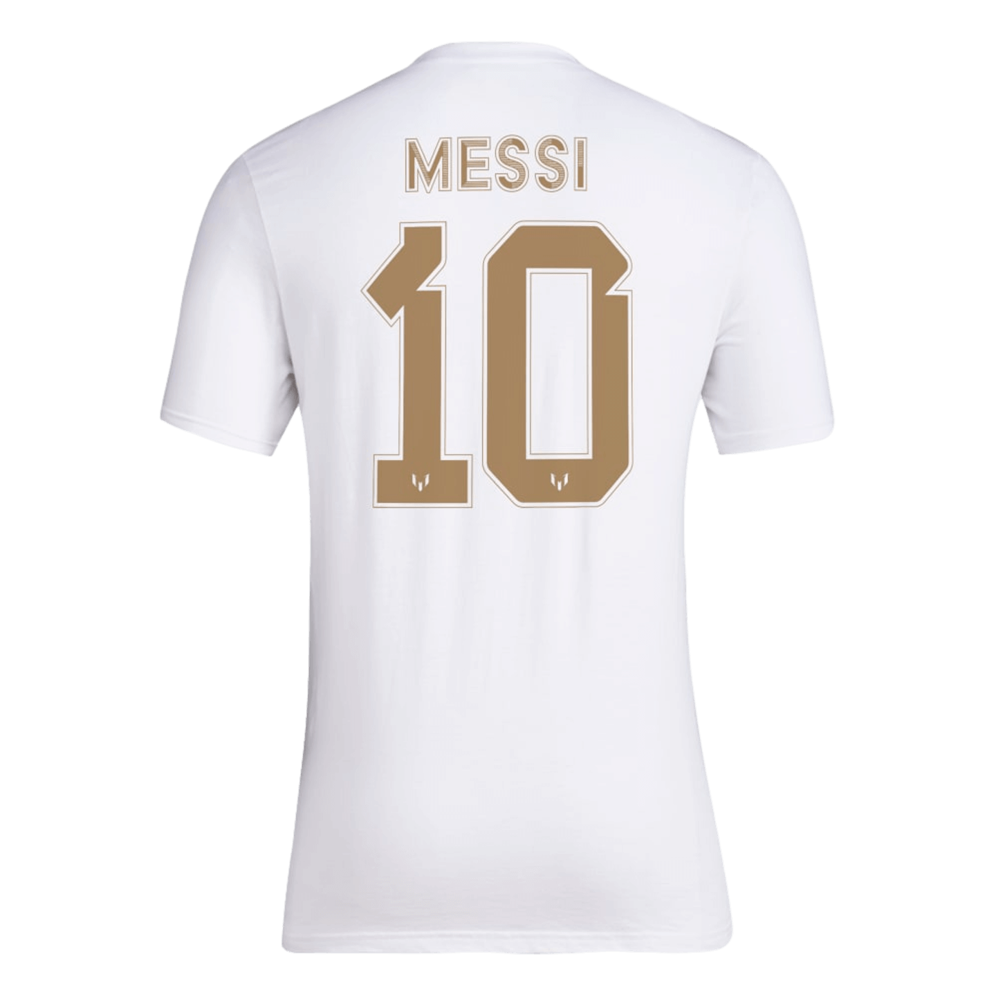 Adidas Messi Gold Name and Number Tee JD0230