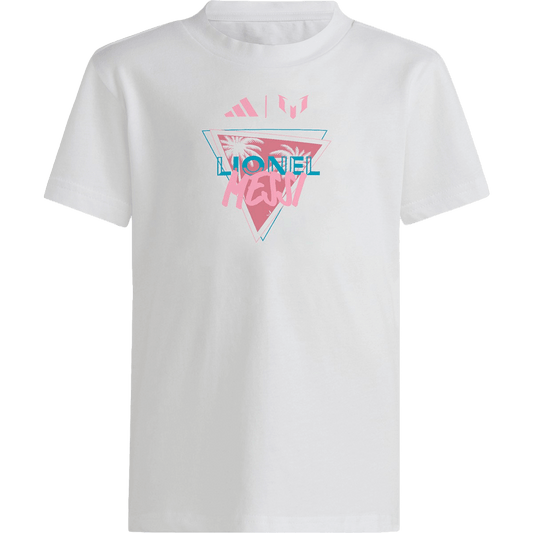 Adidas Messi Palm Tree Miami Youth Tee