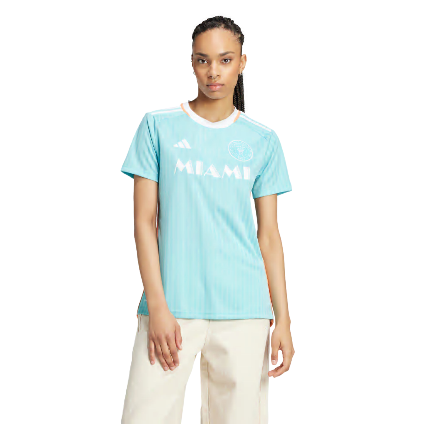 Camiseta adidas Inter Miami 2024 Messi para mujer, tercera equipación