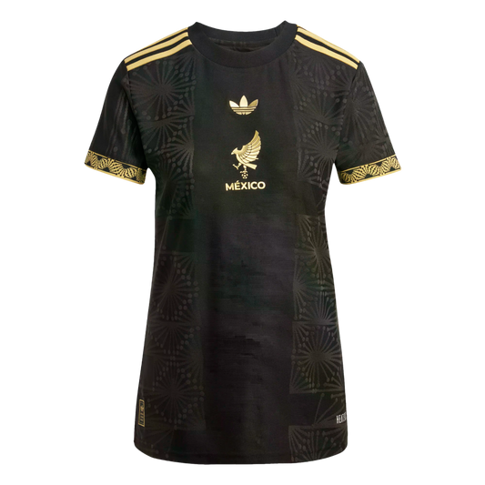 Adidas Mexico 2025 Gold Authentic Womens Jersey