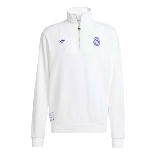 Adidas Real Madrid Icon Half Zip Top