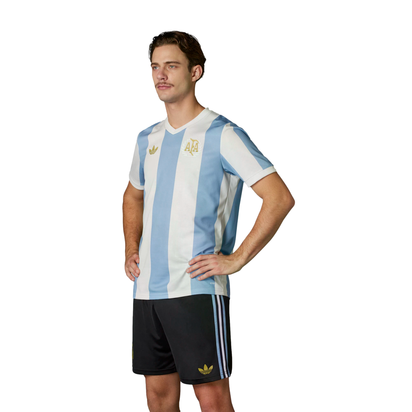 (ADID-JF2641) Camiseta aniversario de Argentina de Adidas [AMBSKY/CLOWHI] (lanzamiento el 1/11/24)