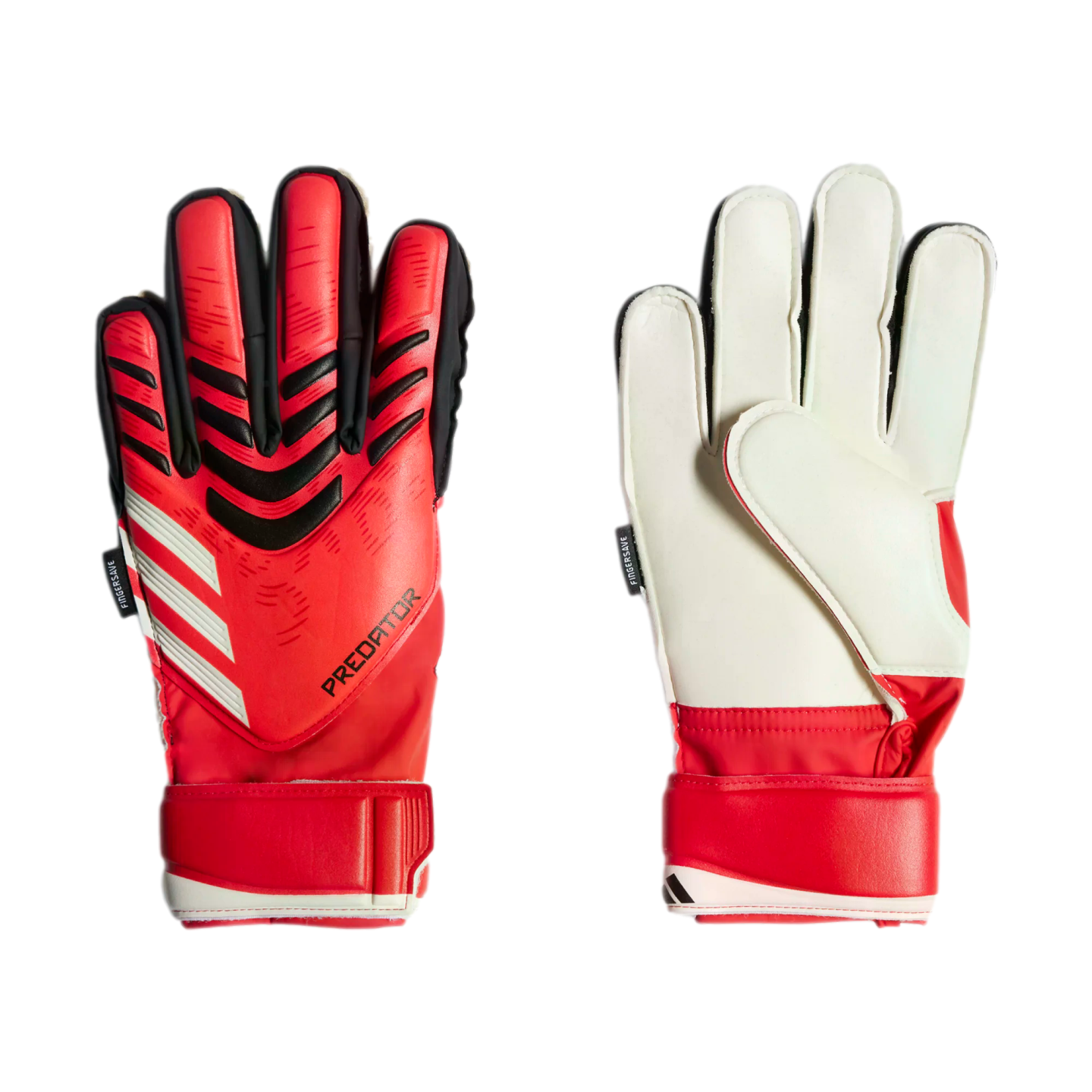 (ADID-JH3809) Guantes de portero para jóvenes Adidas Predator Match Fingersave [PURRUB/LUCRED/BLACK] (lanzamiento el 16/01/25)