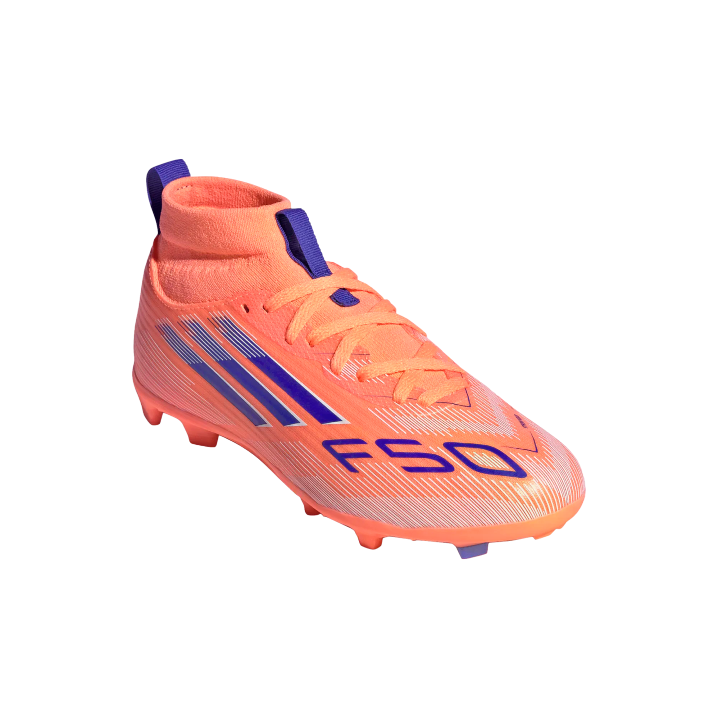Adidas F50 League Mid Youth Firm Ground Cleats JI3548