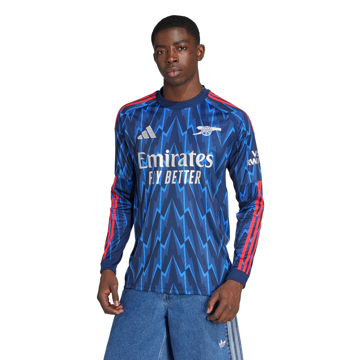 Adidas Arsenal 25/26 Long Sleeve Away Jersey JI9525