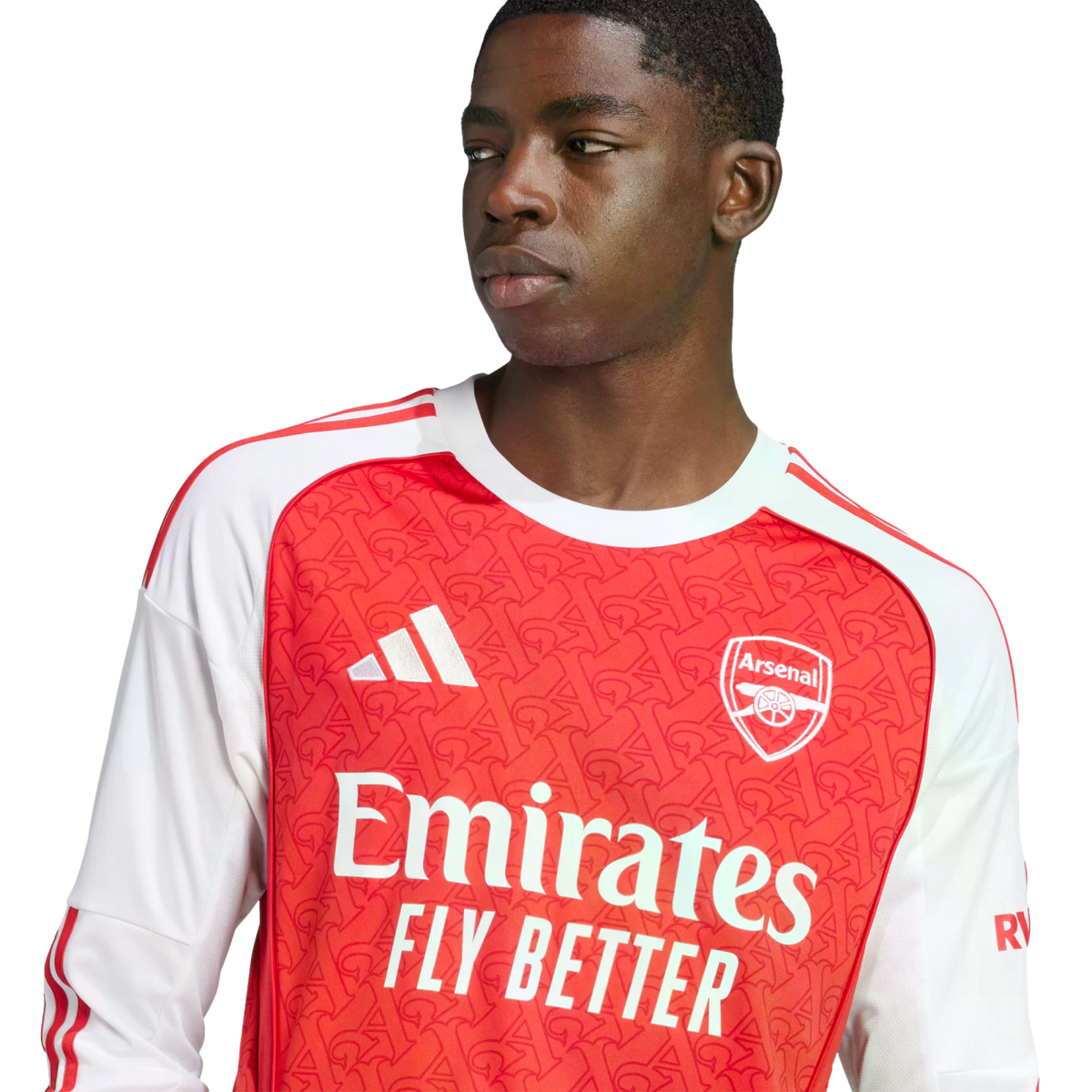 Adidas Arsenal 25/26 Long Sleeve Home Jersey Soccer JI9536 Red Adidas Arsenal 25/26 Long Sleeve Home Jersey Soccer JI9536 Red