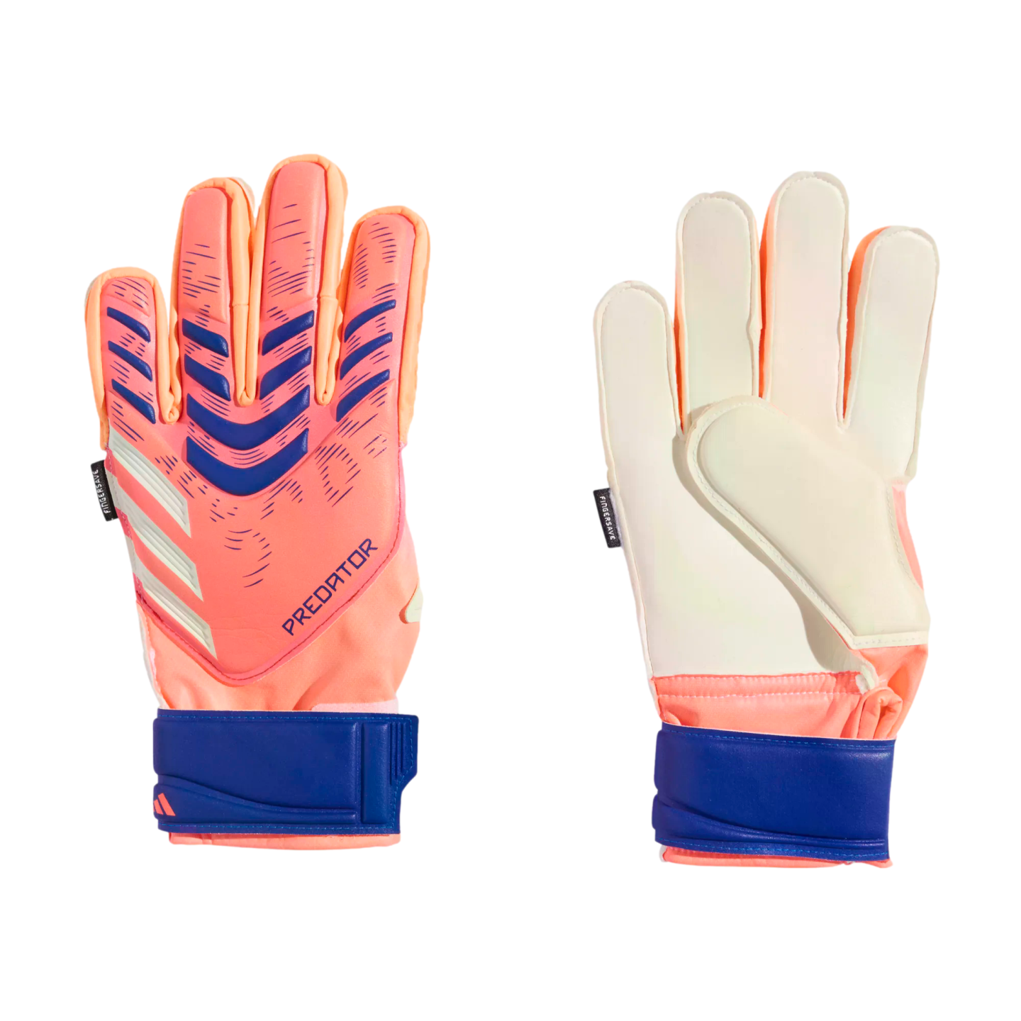 Adidas Predator Match Fingersave Youth Goalkeeper Gloves JN5359