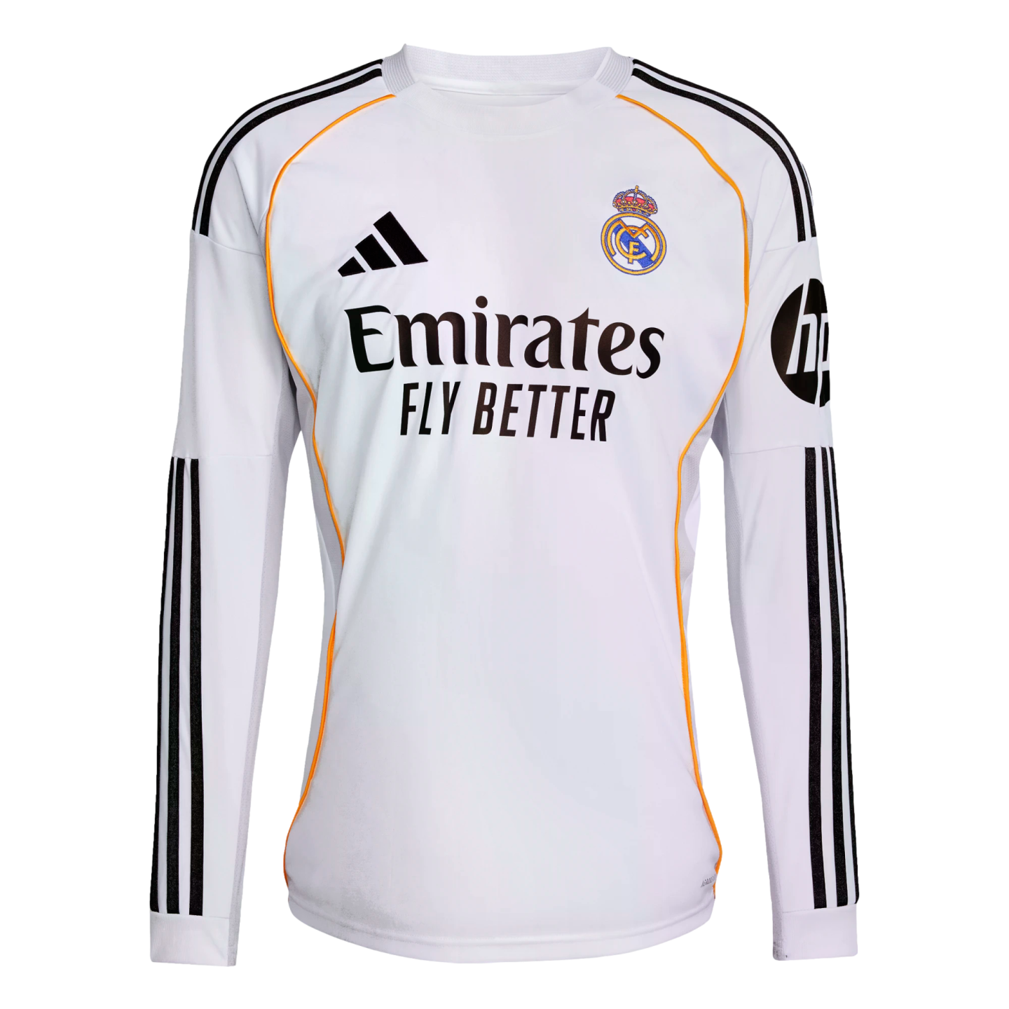 Adidas Real Madrid 25/26 Long Sleeve Home Jersey JN8884