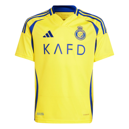 Adidas Al Nassr FC 24/25 Ronaldo Youth Home Jersey