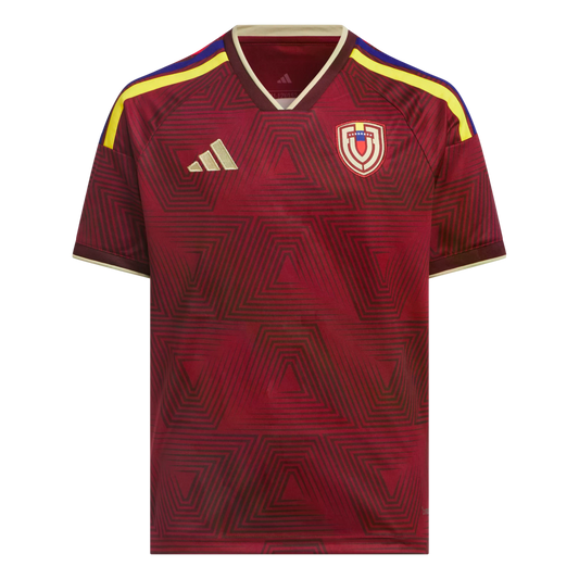 Adidas Venezuela 2026 Youth Home Jersey