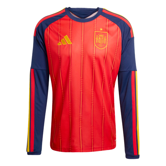 Adidas Spain 2026 Long Sleeve Home Jersey