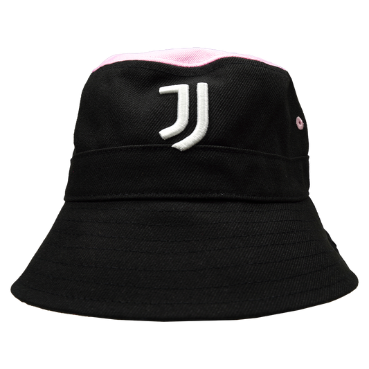 Juventus Black and Pink Bucket Hat