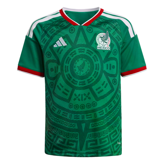 Adidas Mexico 2026 Youth Home Jersey